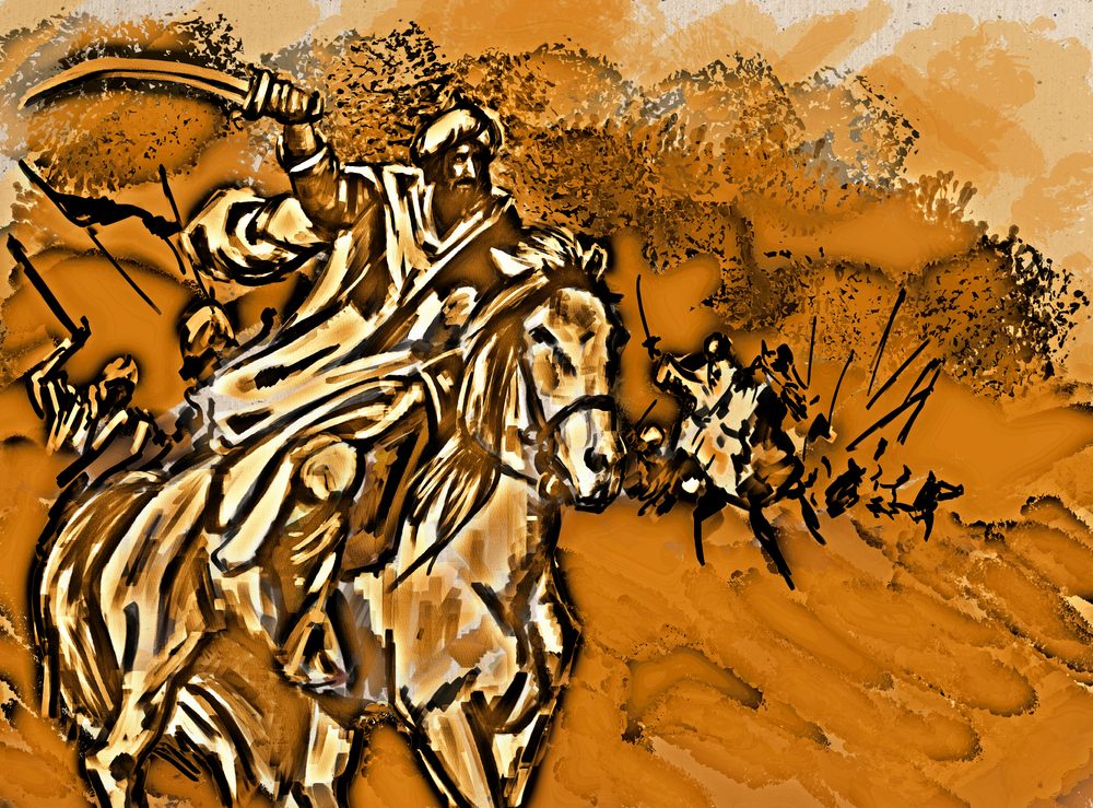 رسم تخيلي للصحابي الجليل خالد بن الوليد/ Shutterstock