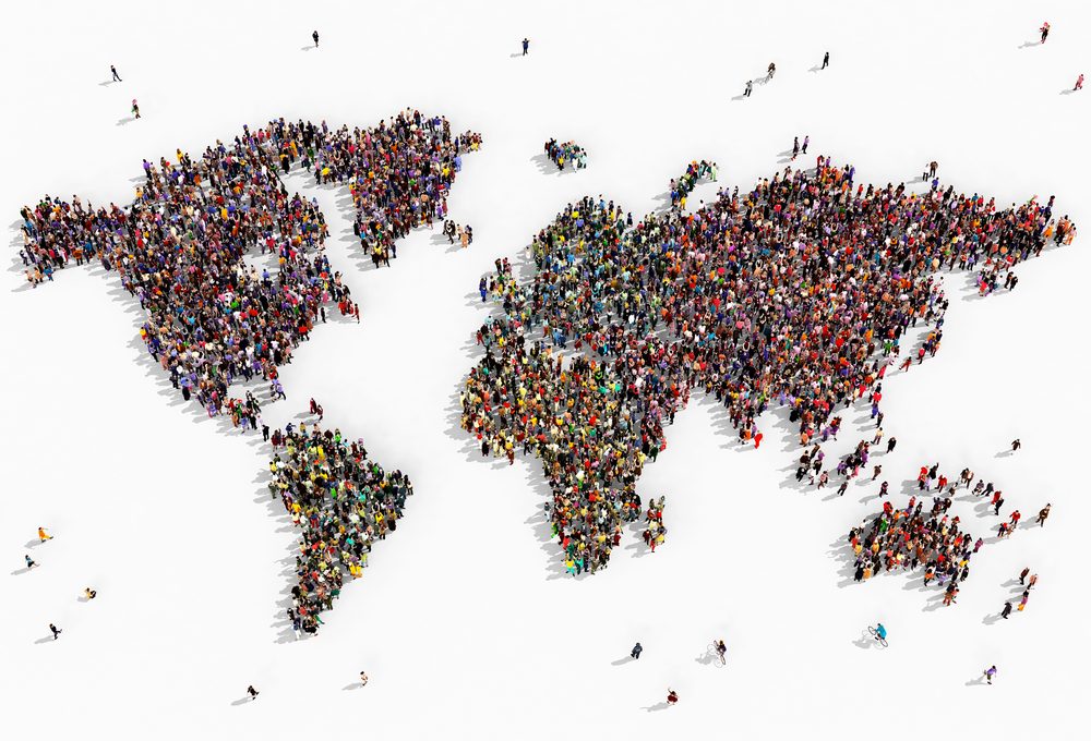 shutterstock\ عدد سكان الأرض