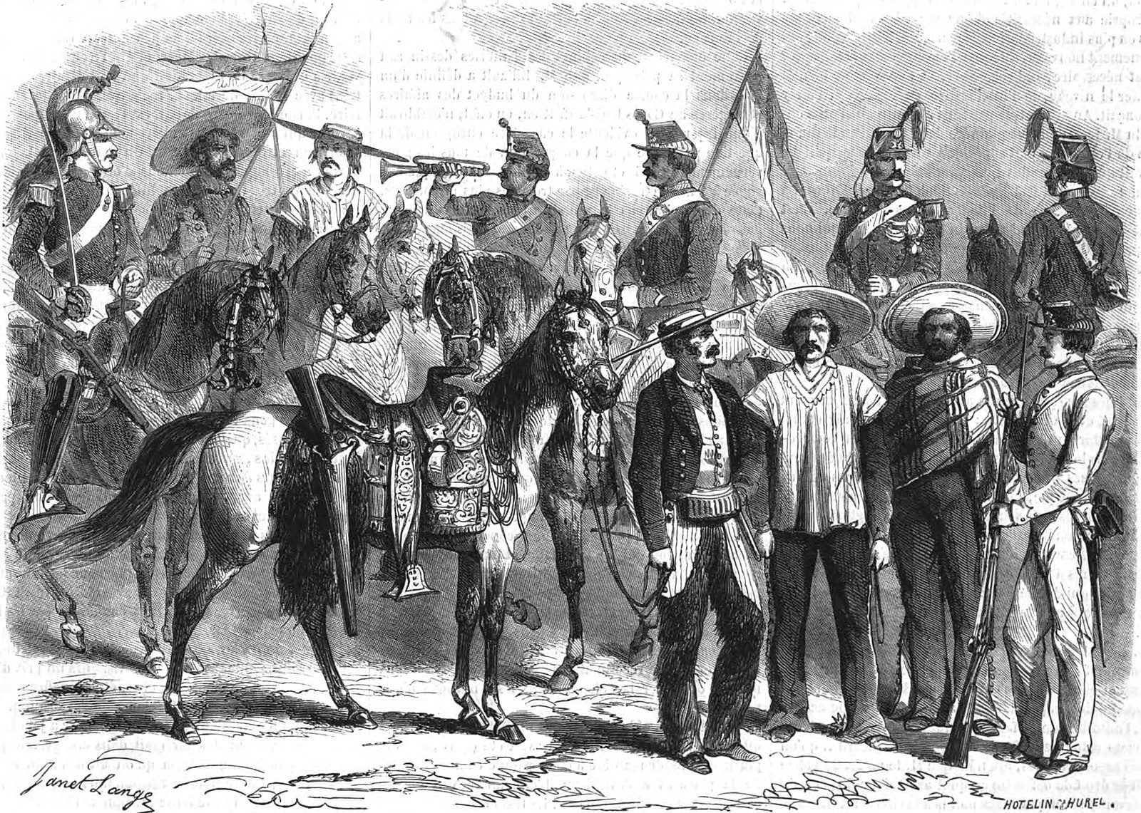 جنود الجيش الإمبراطوري المكسيكي - Wikimedia Commons