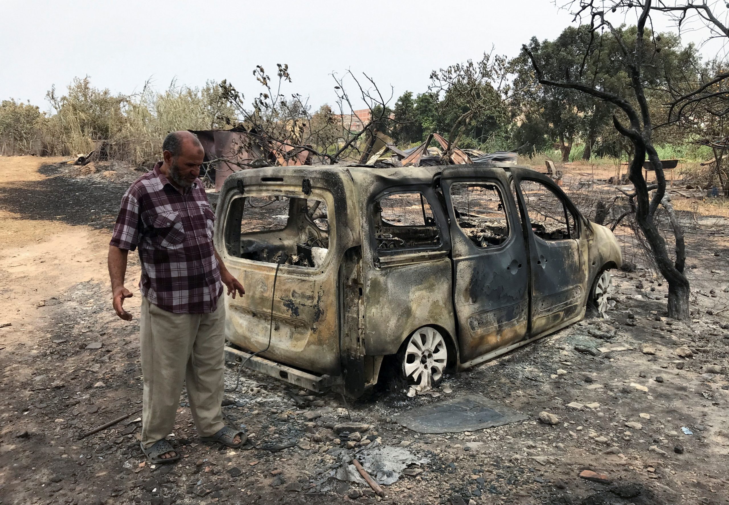 حرائق الجزائر القبائل