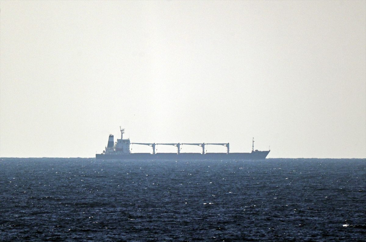 أول سفينة تحمل حبوباً أوكرانية ترسو قبالة الساحل التركي.. أنقرة: سيتم تفتيشها قبل توجهها للبنان