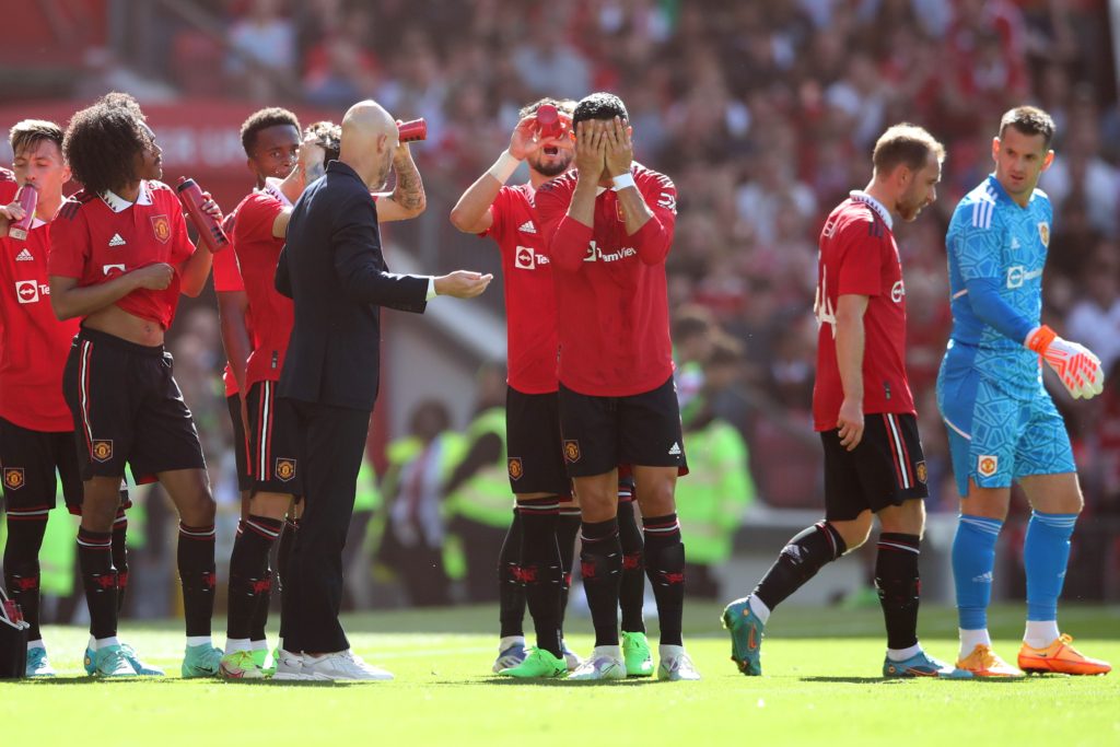 تصرف رونالدو يستفز مدرب مانشستر يونايتد - gettyimages