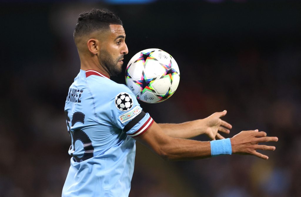 الجزائر رياض محرز لاعب مانشستر سيتي (رويترز)