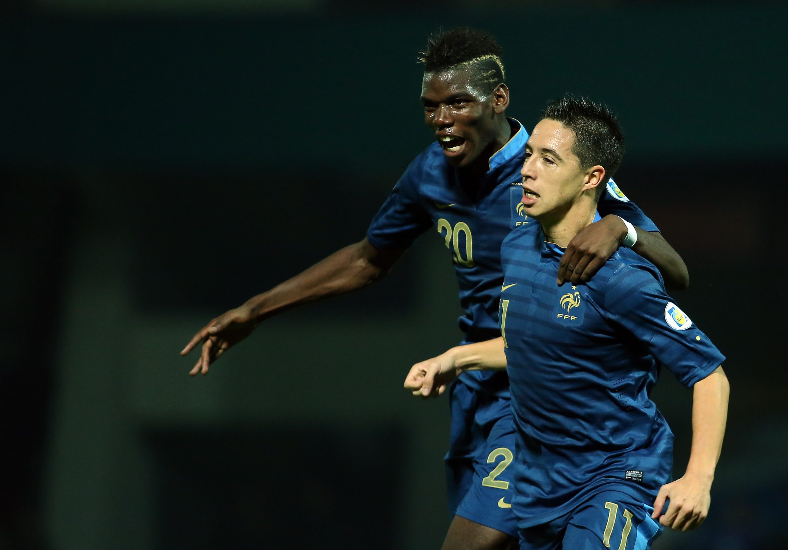 سمير نصري يهاجم بول بوغبا - gettyimages