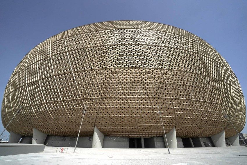 منظر خارجي عام لإستاد لوسيل في قطر/ رويترز