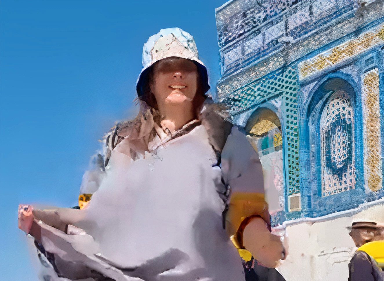 فيديو لمستوطنة إسرائيلية تنتهك حرمة الأقصى.. رقصت  وغنت بباحة المسجد في مشهد “مستفز”