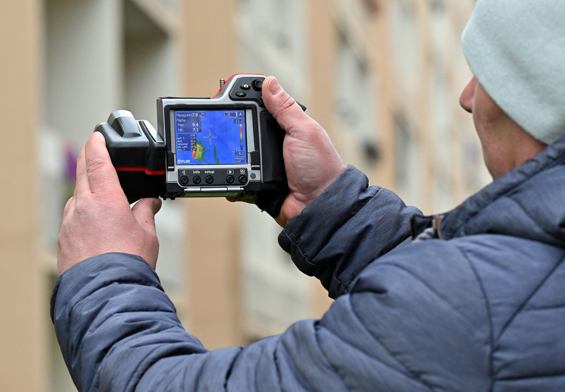 اختراق كلمات المرور كاميرا حرارية