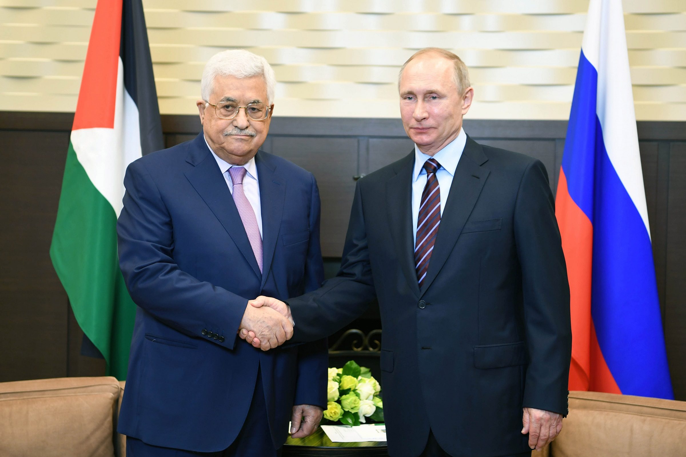 الرئيس الفلسطيني عباس بوتين