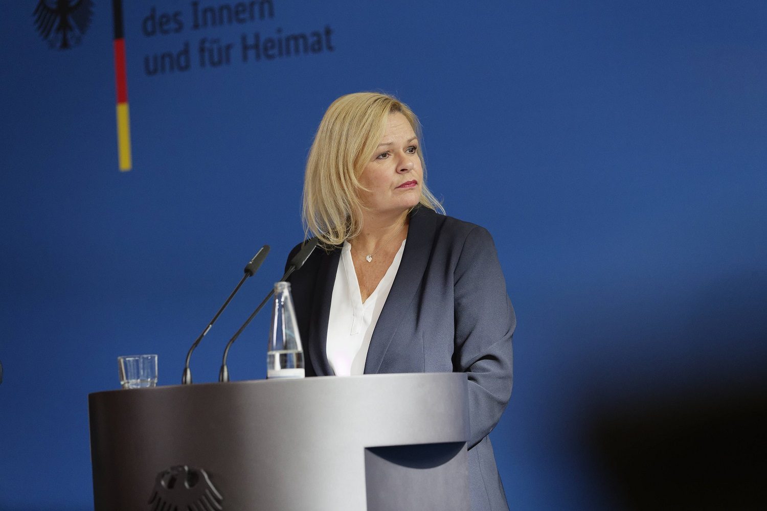 وزيرة الداخلية الألمانية نانسي فيزر