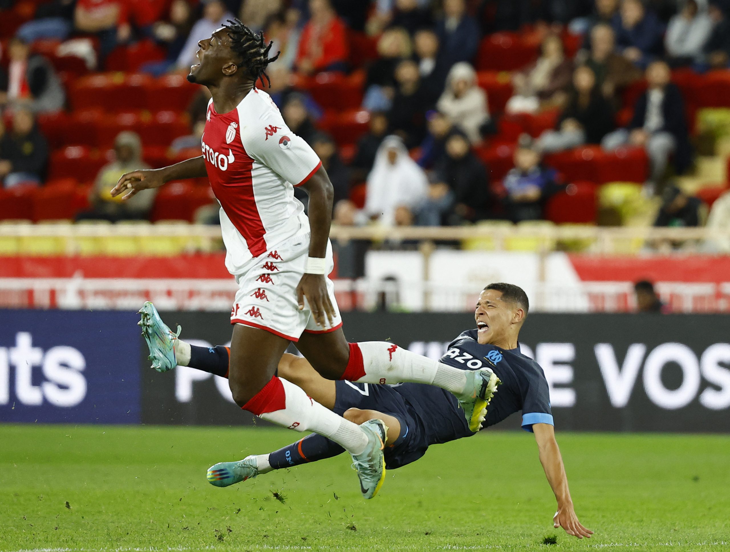 اللاعب الذي تسبب بإصابة أمين حارث يشارك في كأس العالم (رويترز)