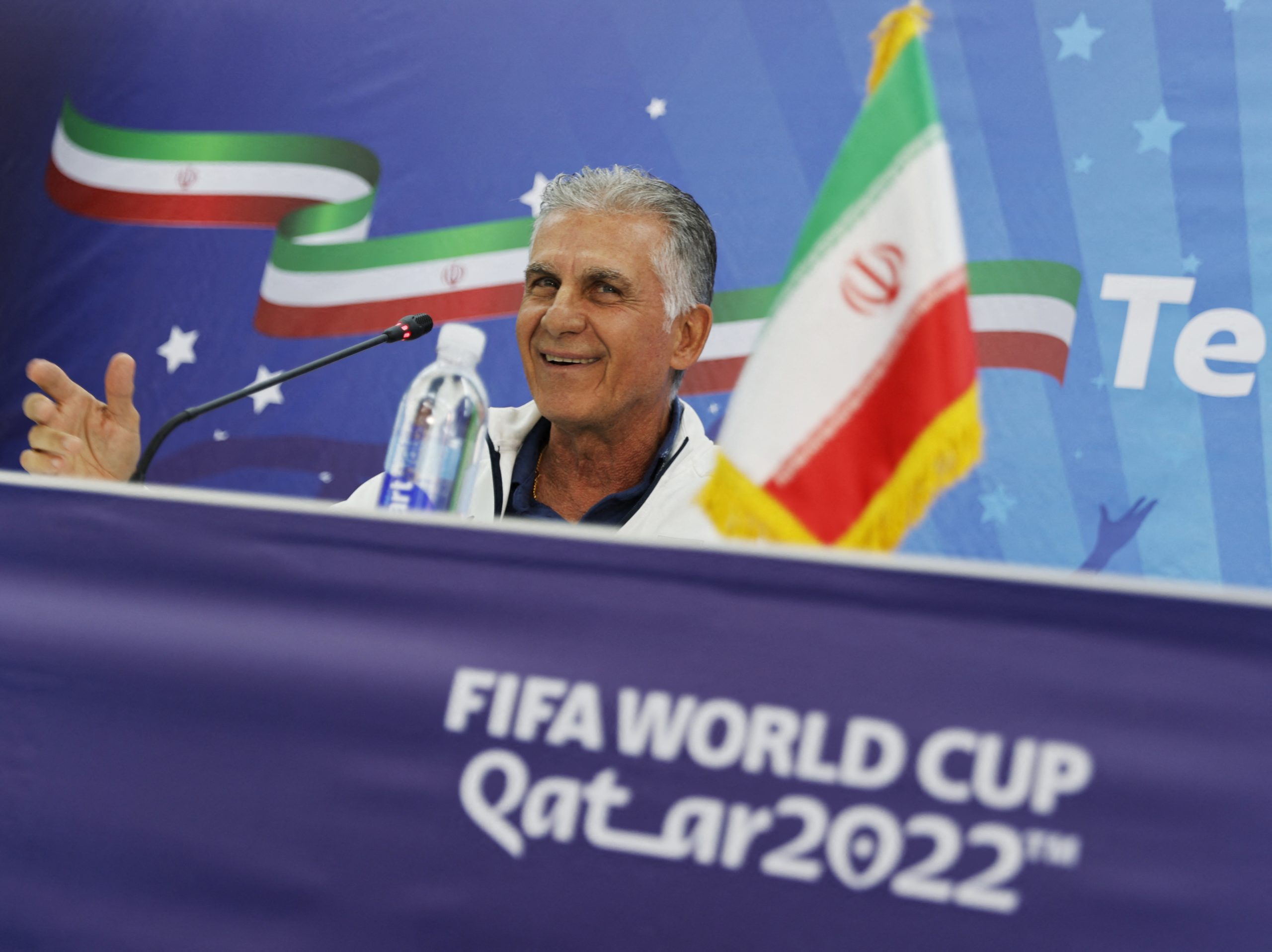 كيروش يحرج صحفياً إنجليزياً (رويترز)