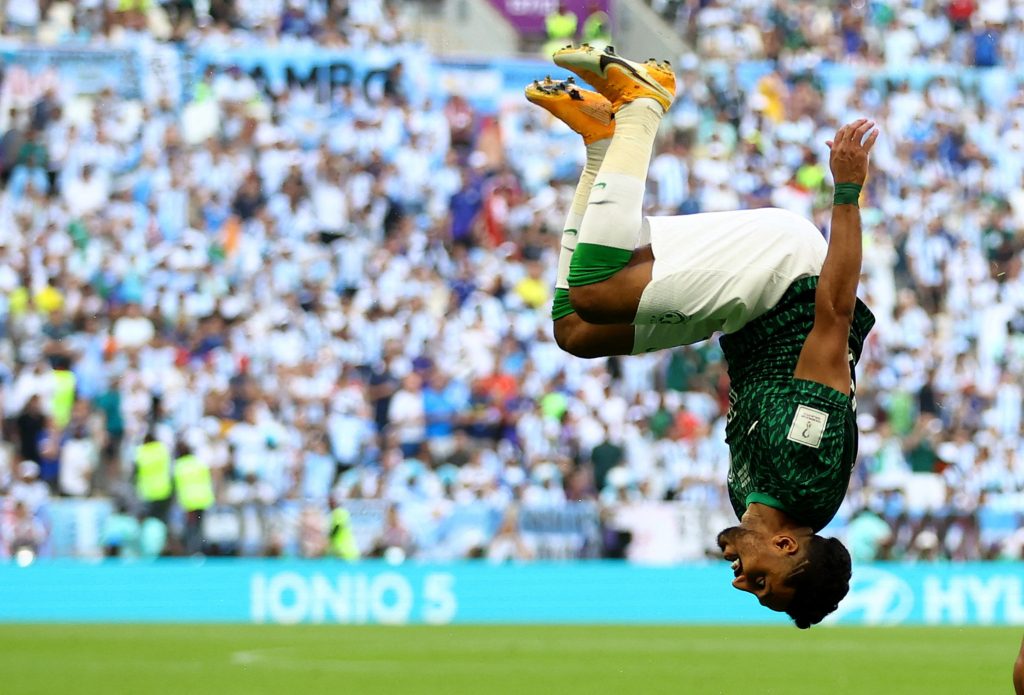 رويترز/ أبرز لقطات مباراة السعودية والأرجنتين