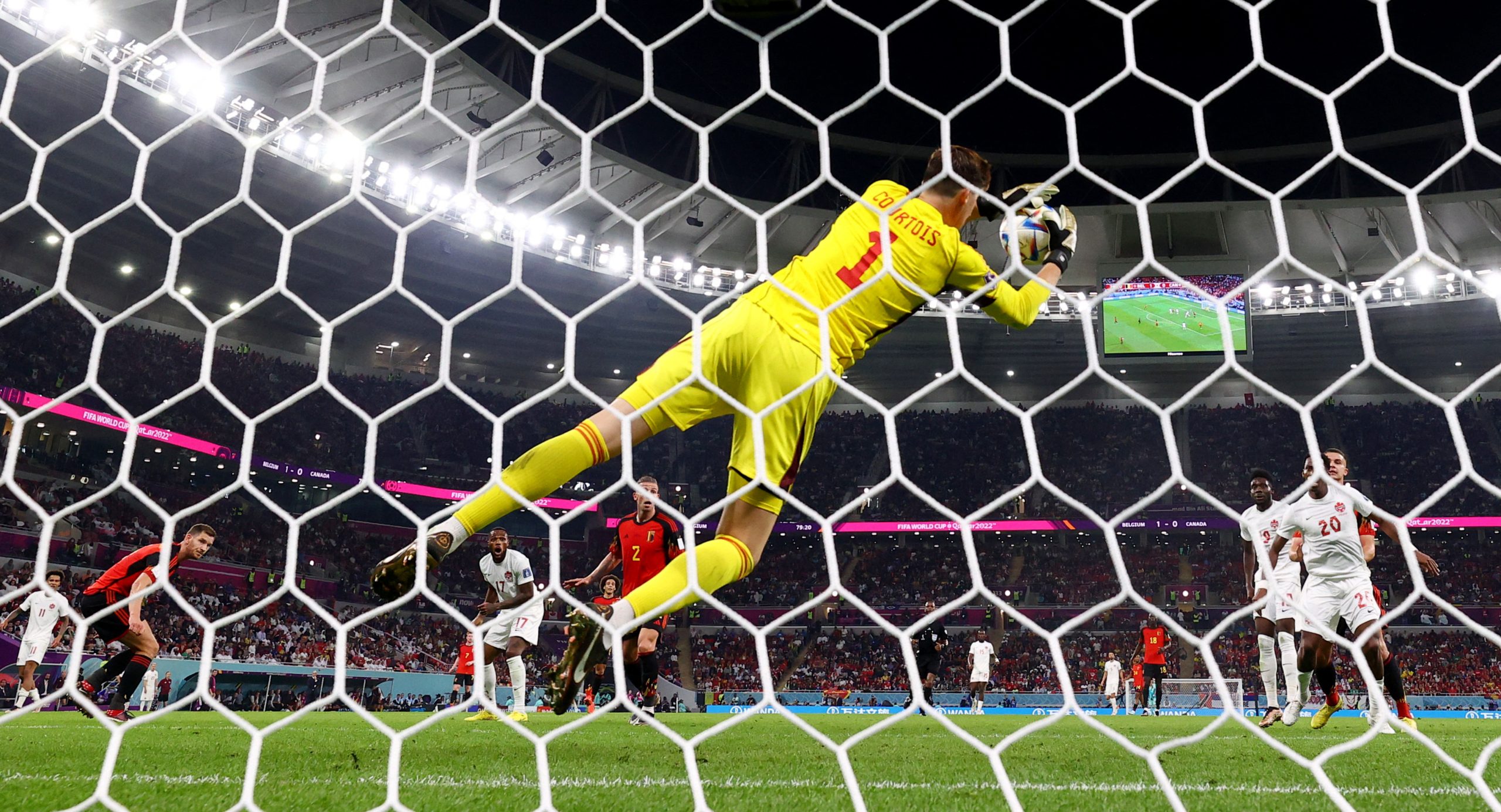 فوز بلجيكا على كندا (رويترز)