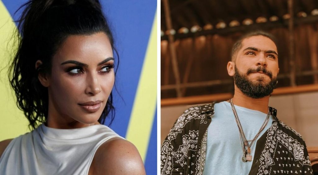 مغني الراب المغربي "طوطو" والممثلة كيم كارداشيان