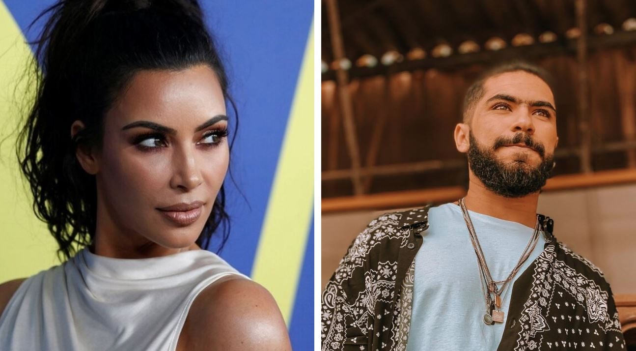 مغني الراب المغربي "طوطو" والممثلة كيم كارداشيان