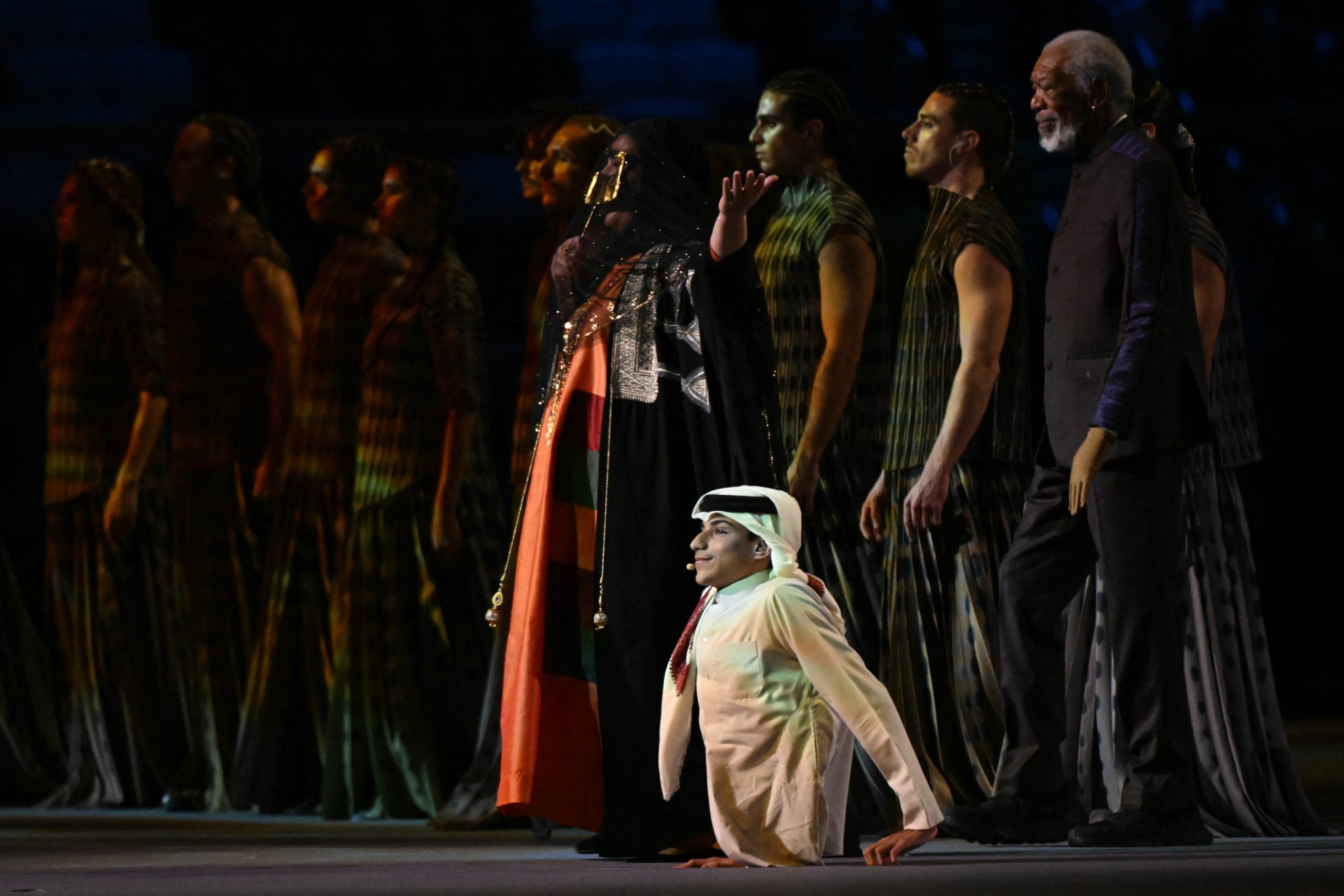 أمير قطر يلتقي الشاب غانم المفتاح - gettyimages