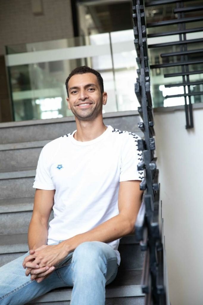 السباح المصري مروان القماش