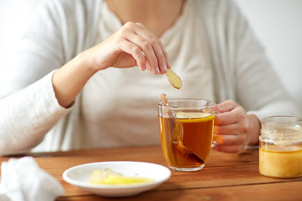 يمكن لمشروب الزنجبيل أن يعزز حرارة الجسم - ShutterStock