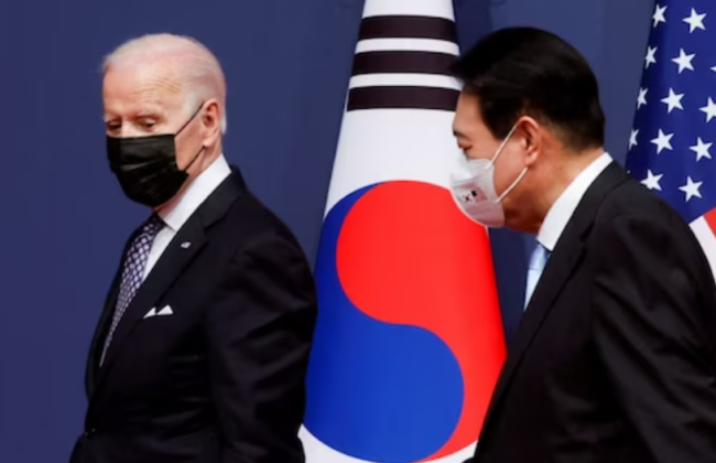 بايدن ينفي وسيول تؤكد.. قصة التدريبات النووية المشتركة بين أمريكا وكوريا الجنوبية، وكيف يرد “كيم”؟