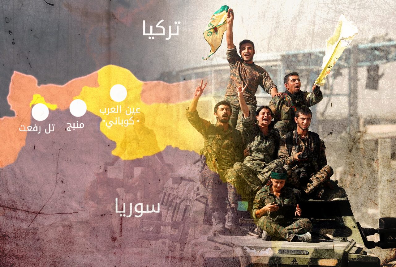 ما المناطق التي تسيطر عليها القوات الكردية شمال سوريا وتسعى تركيا لإقامة حزام أمني فيها؟