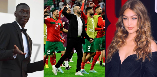 من بينهم جيجي حديد وخابي لام.. نجوم عالميون يهنئون المنتخب المغربي بعد تأهله إلى المربع الذهبي