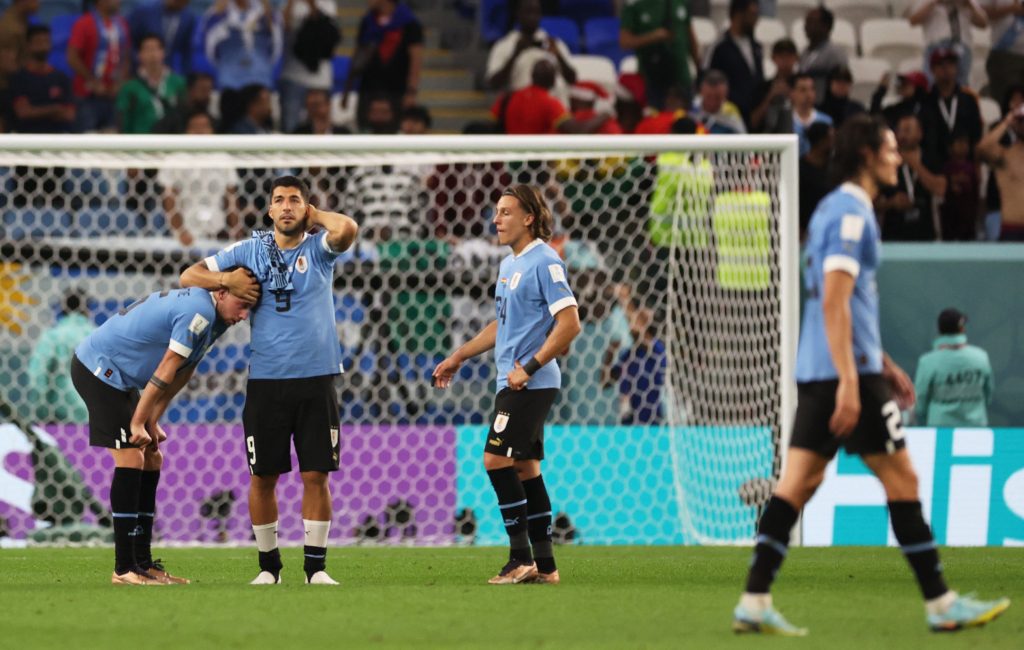 رويترز/ أوروجواي تفوز على غانا وتودعان سوياً كأس العالم