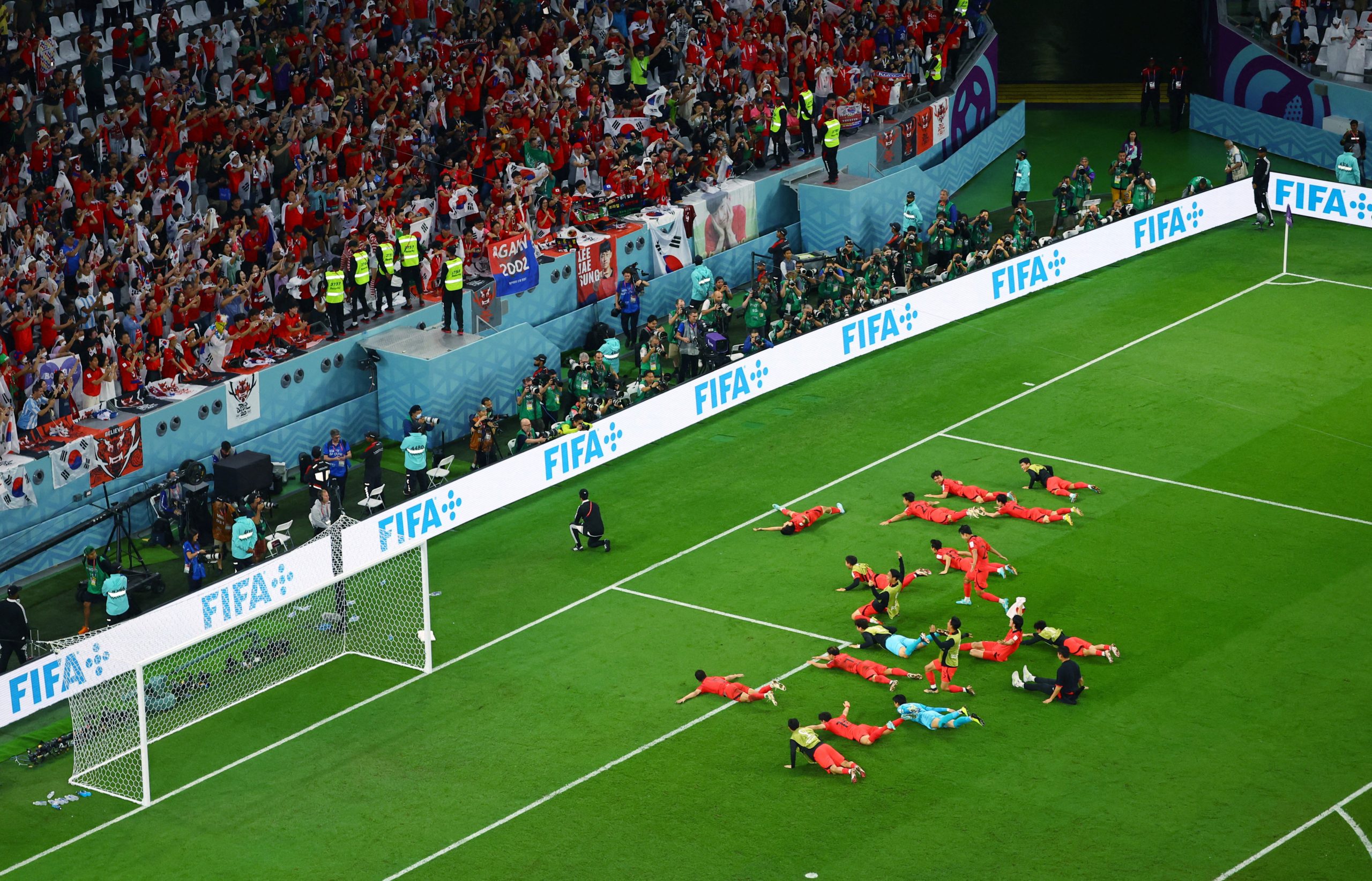 رويترز/ لاعبو كوريا الجنوبية