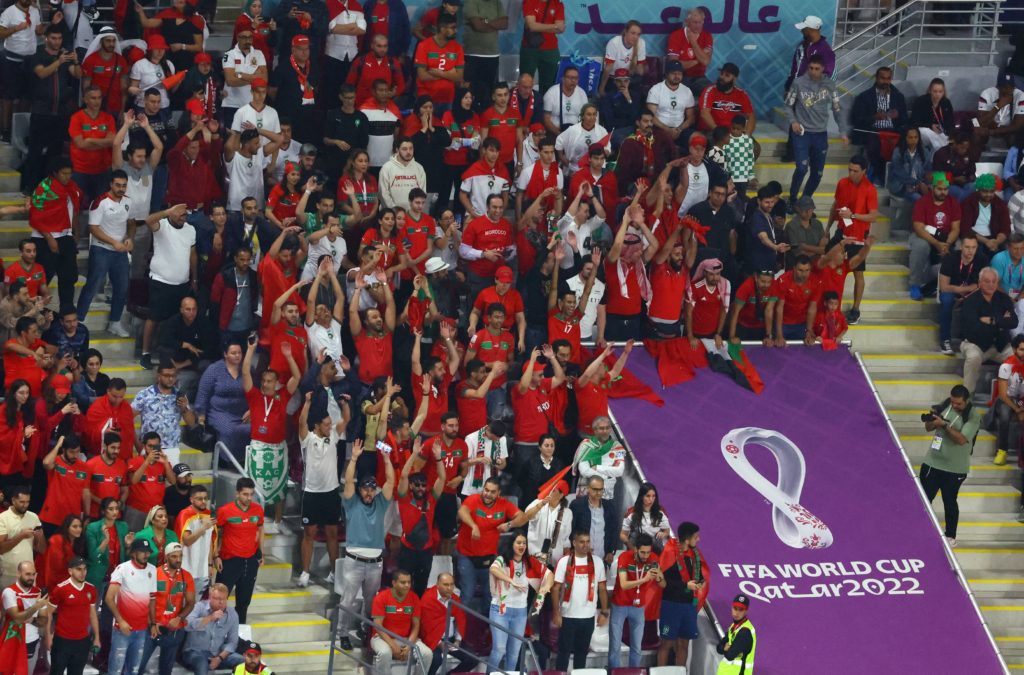 مباراة المغرب وكرواتيا (رويترز)
