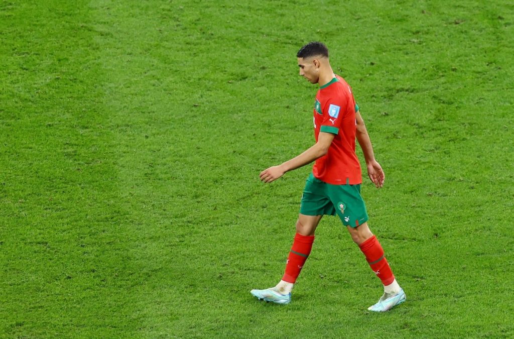 أشرف حكيمي المنتخب المغربي