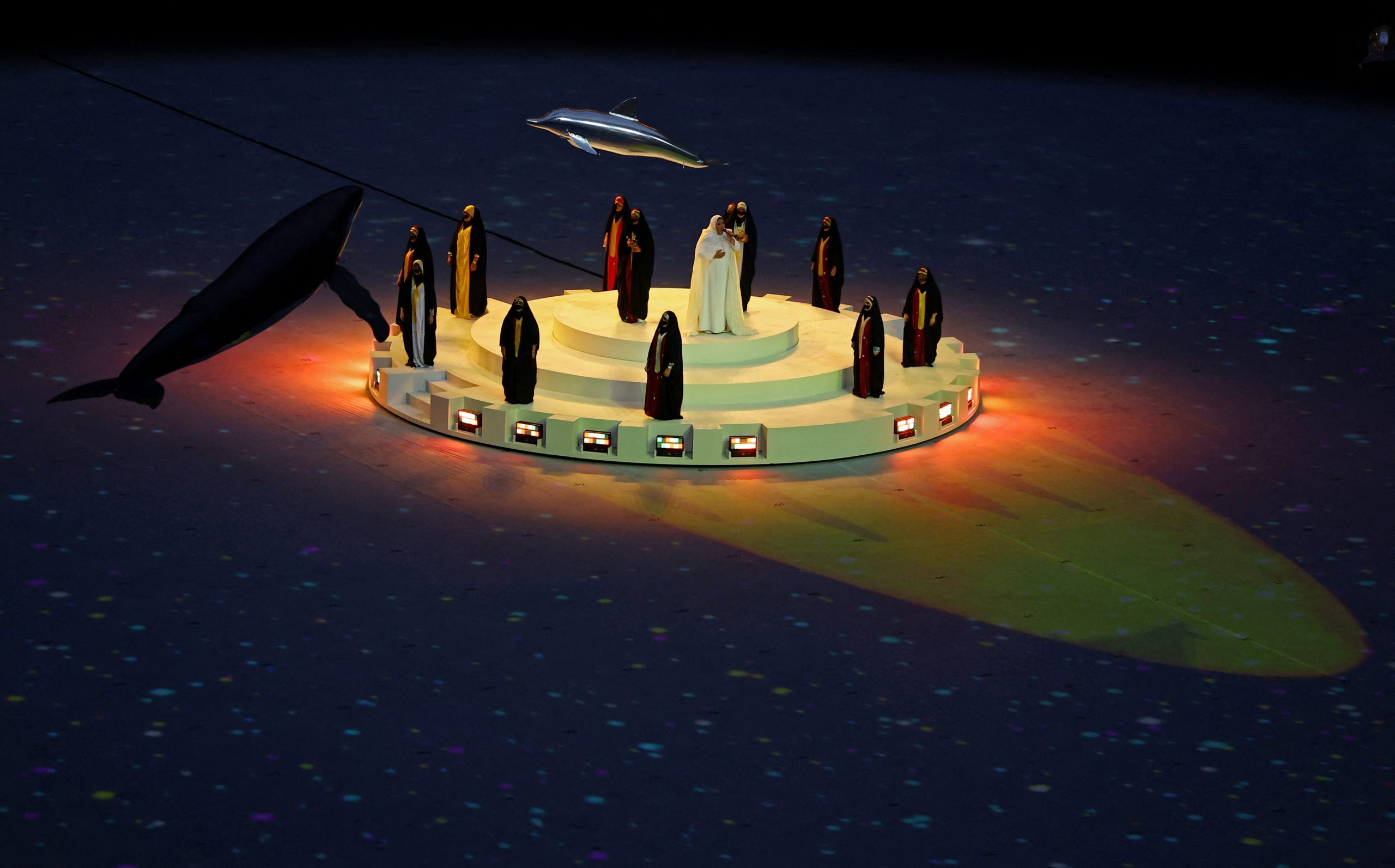 أبيات الإمام الشافعي في حفل ختام كأس العالم