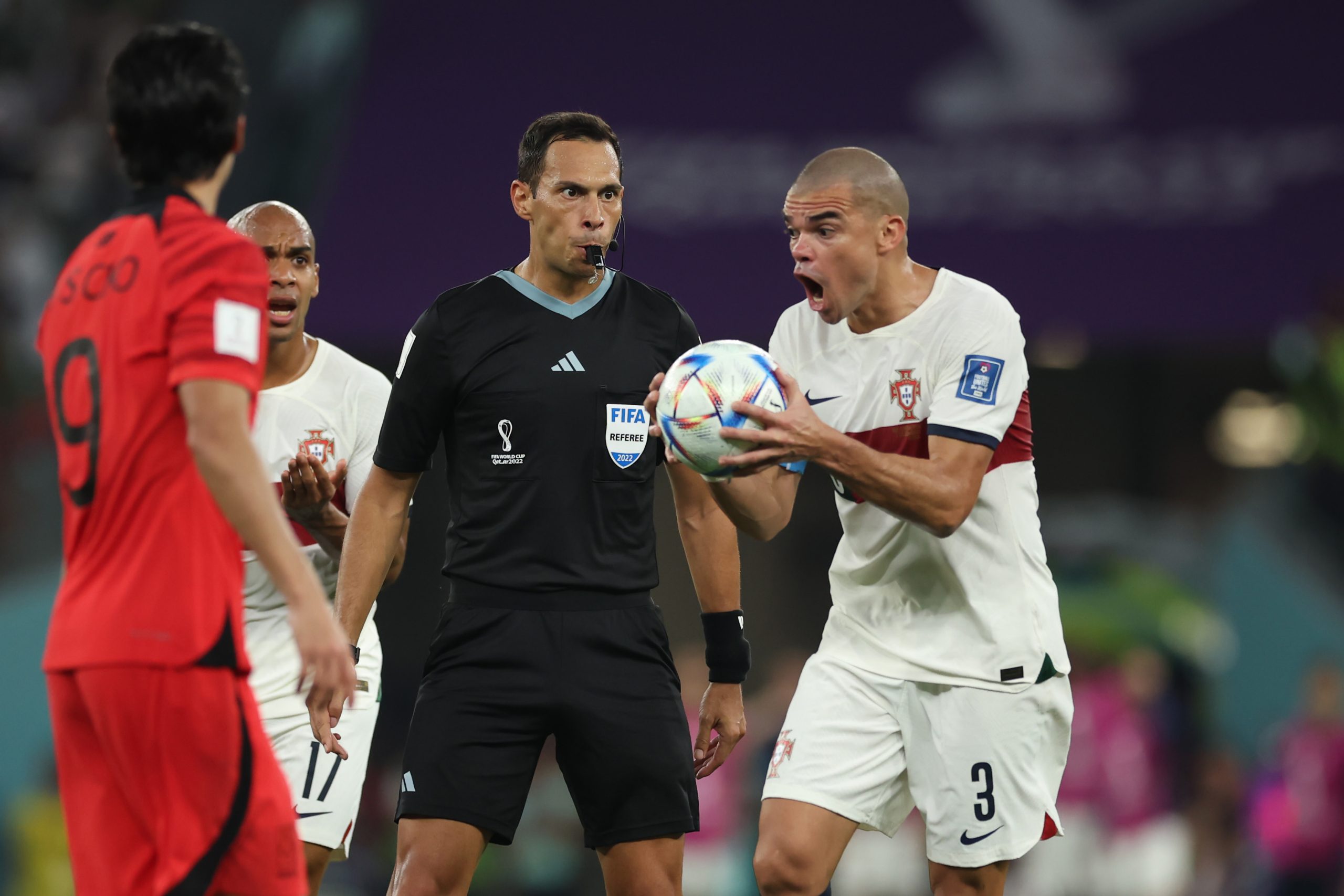 الأرجنتيني فاكوندو تيلو حكم مباراة المغرب والبرتغال - gettyimages