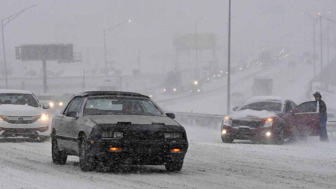 عاصفة ثلجية- أرشيف- رويترز