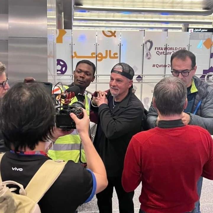 Instagram/ روبيرتو باجيو يصل قطر لحضور نهائي كأس العالم