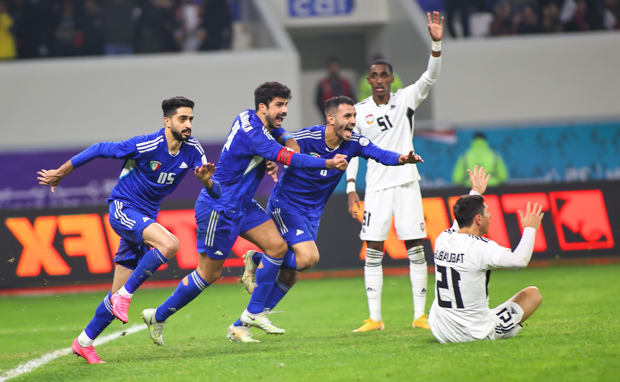 فوز الكويت على الإمارات في خليجي 25