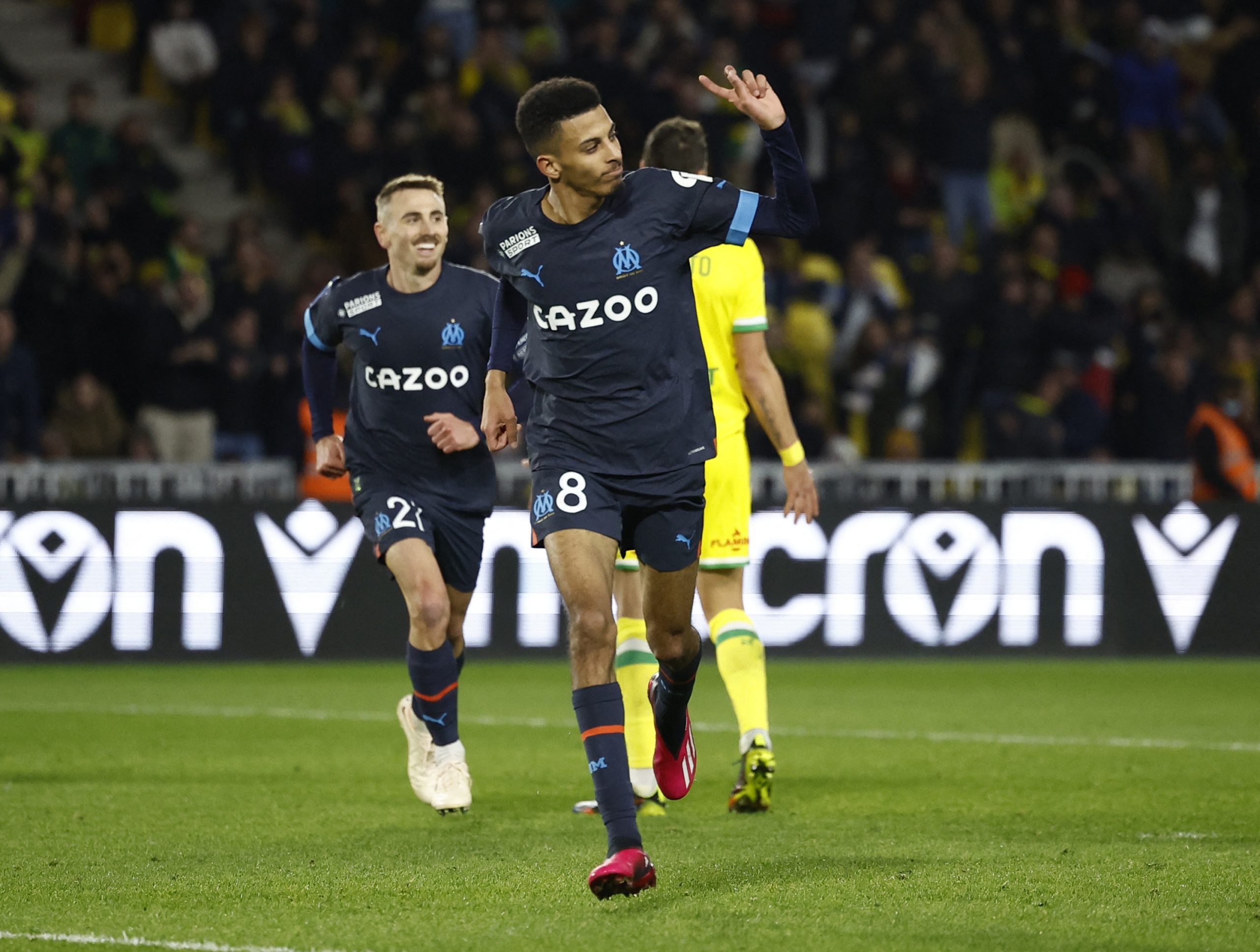 هدف أوناحي مع مارسيليا جاء في أول مباراة بقميص الفريق (رويترز)