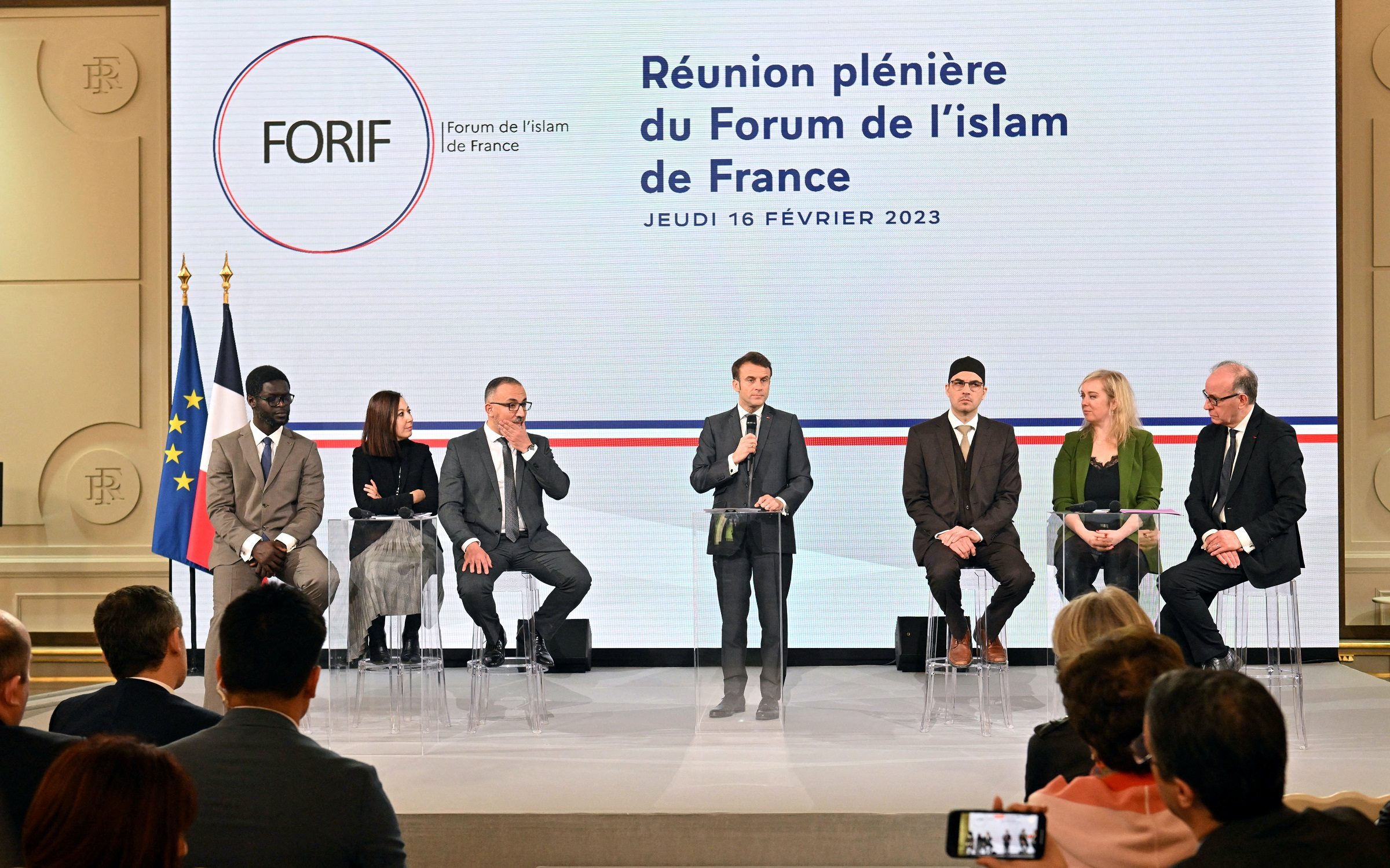 المجلس الفرنسي للديانة الإسلامية ماكرون