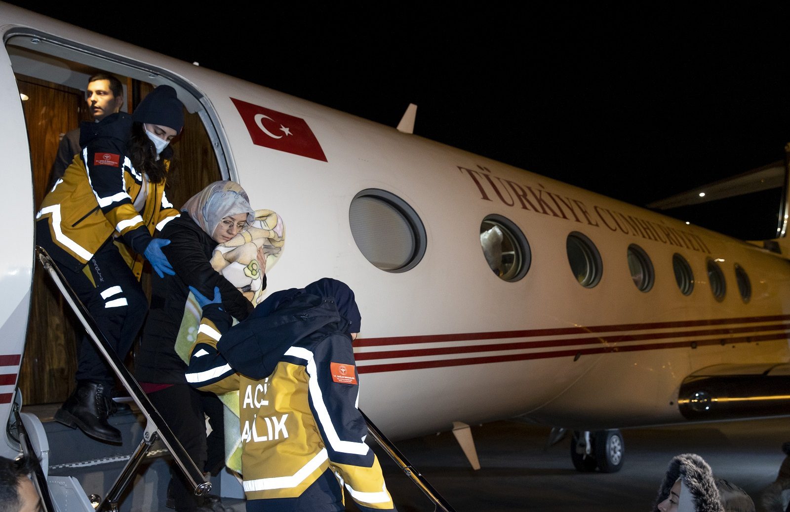 طائرة للرئاسة التركية أطفال