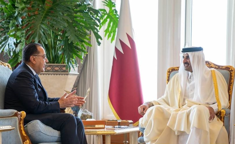 أمير قطر رئيس وزراء مصر