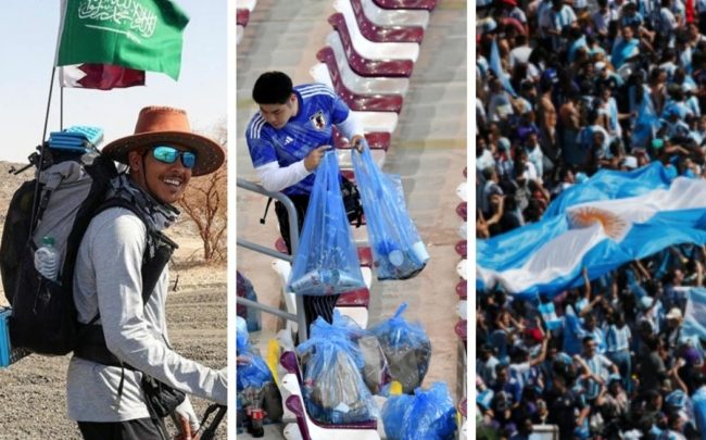 قطع صحراء شبه الجزيرة العربية مشياً.. من هو عبد الله السلمي المرشح لجائزة أفضل مشجع من فيفا؟