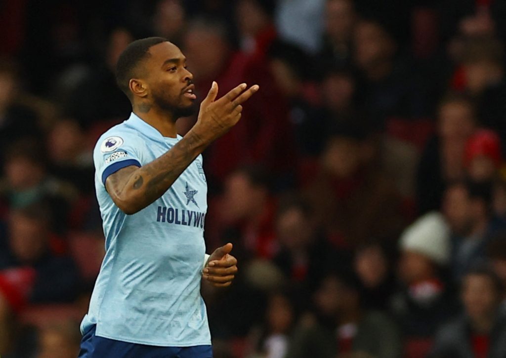 إيفان توني لاعب نادي برينتفورد الإنجليزي - رويترز