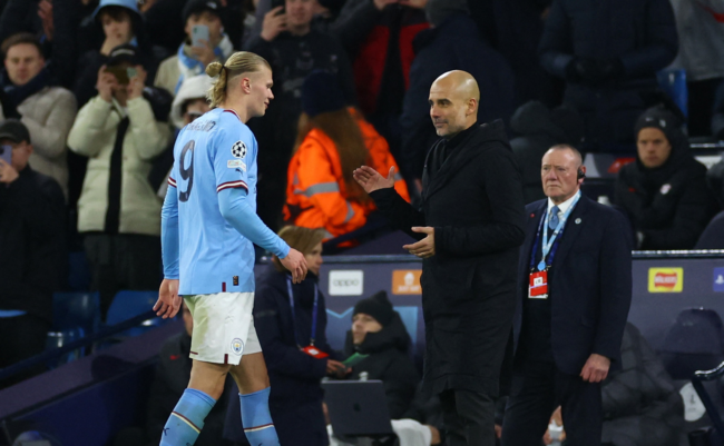 هل تعمَّد غوارديولا استبدال هالاند لمنعه من كسر رقم ميسي؟ غادر قبل 28 دقيقة من صفارة النهاية