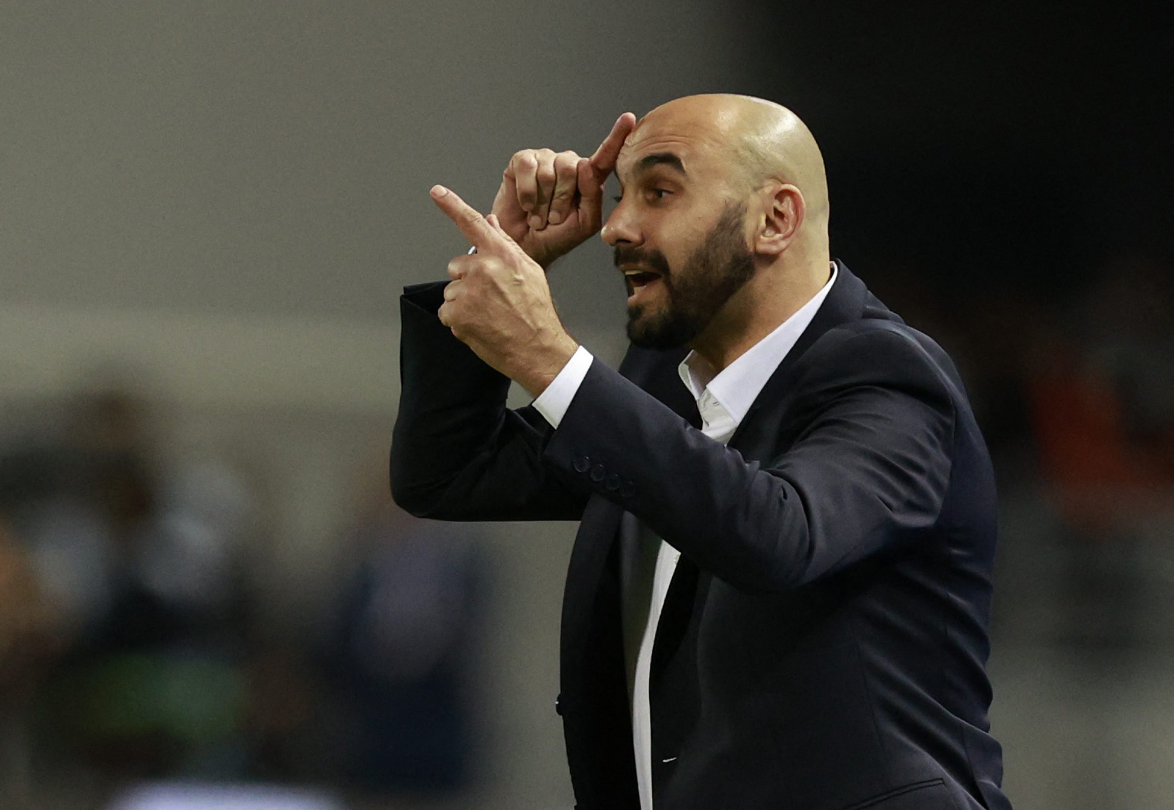 الركراكي دافع عن اختيار مبابي لمنتخب فرنسا (رويترز)