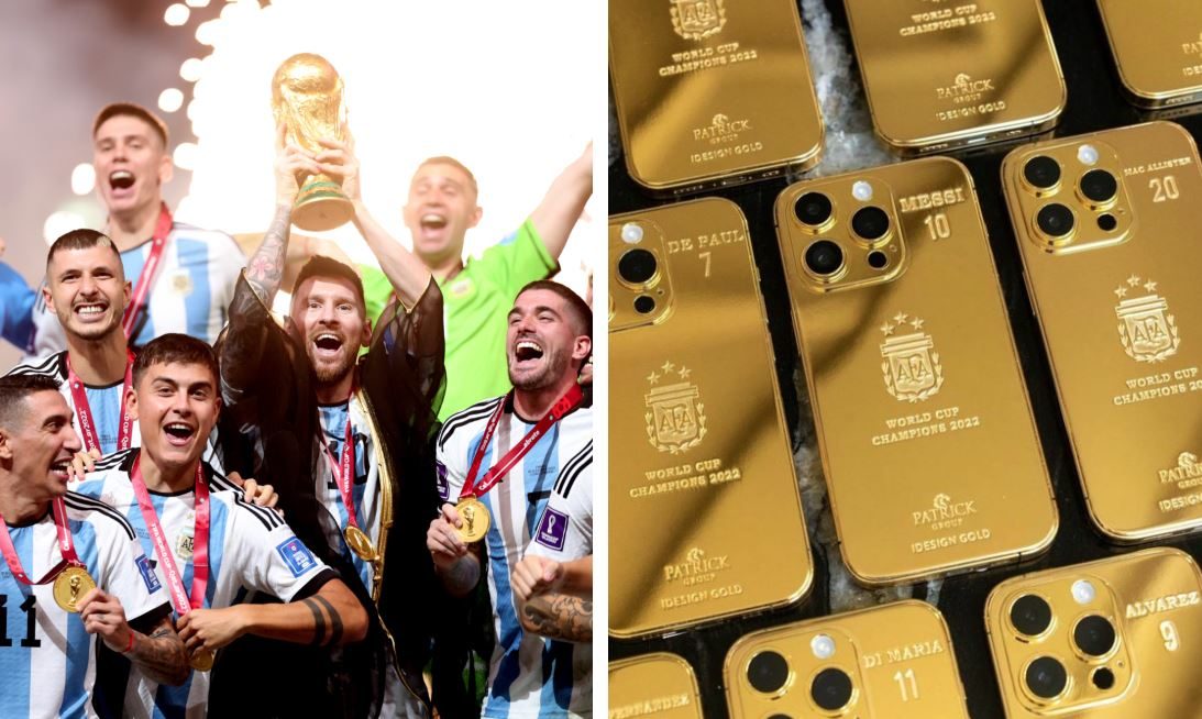 أنفق أكثر من 210 آلاف دولار على 35 جهاز آيفون!.. كيف كافأ ميسي زملاءه على الفوز بكأس العالم؟