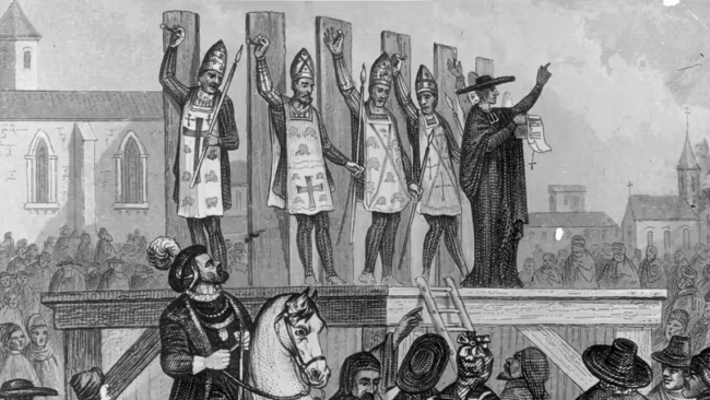 كرسي تغطيس تحت الماء ولجام للمرأة الثرثارة.. 10 عقوبات انتشرت خلال القرن السابع عشر