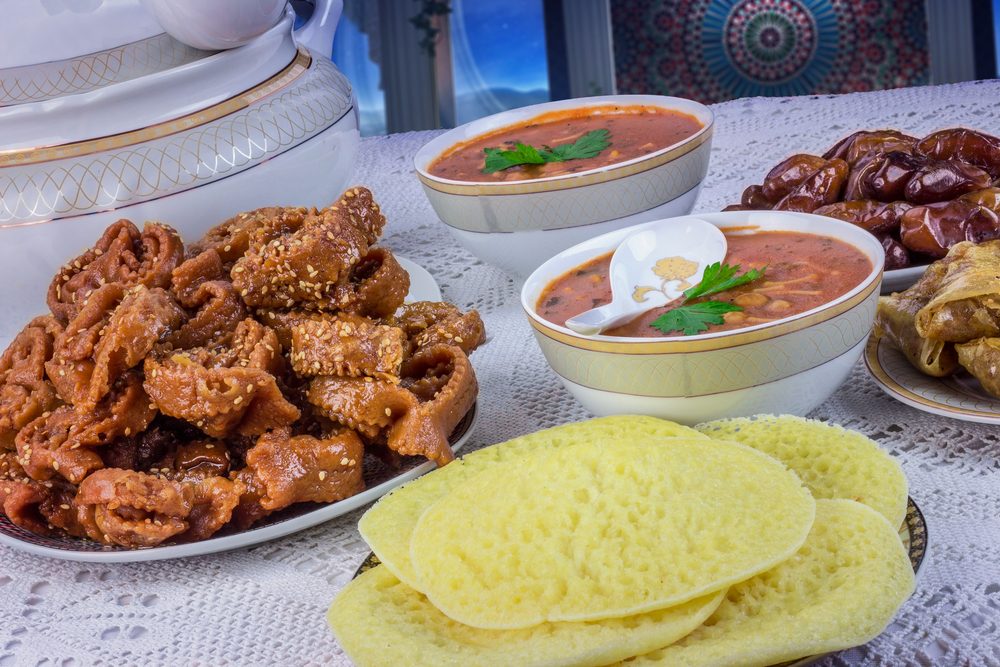 الشباكية في الطاولة الرمضانية المغربي| shutterstock