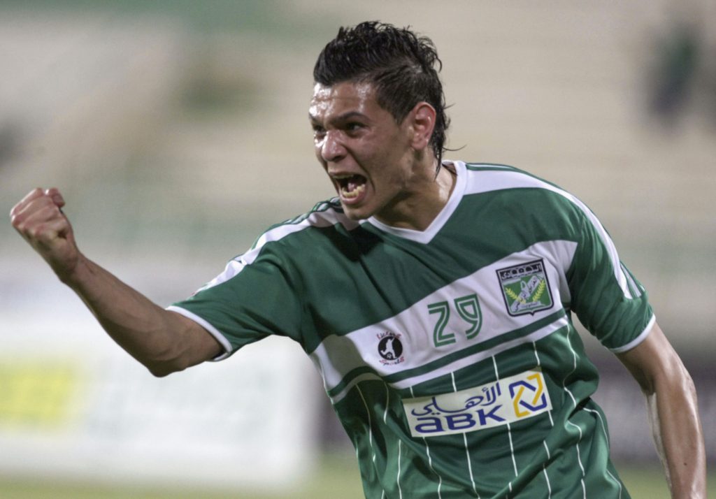 لاعب نادي الاتحاد الليبي محمد زعبية - رويترز