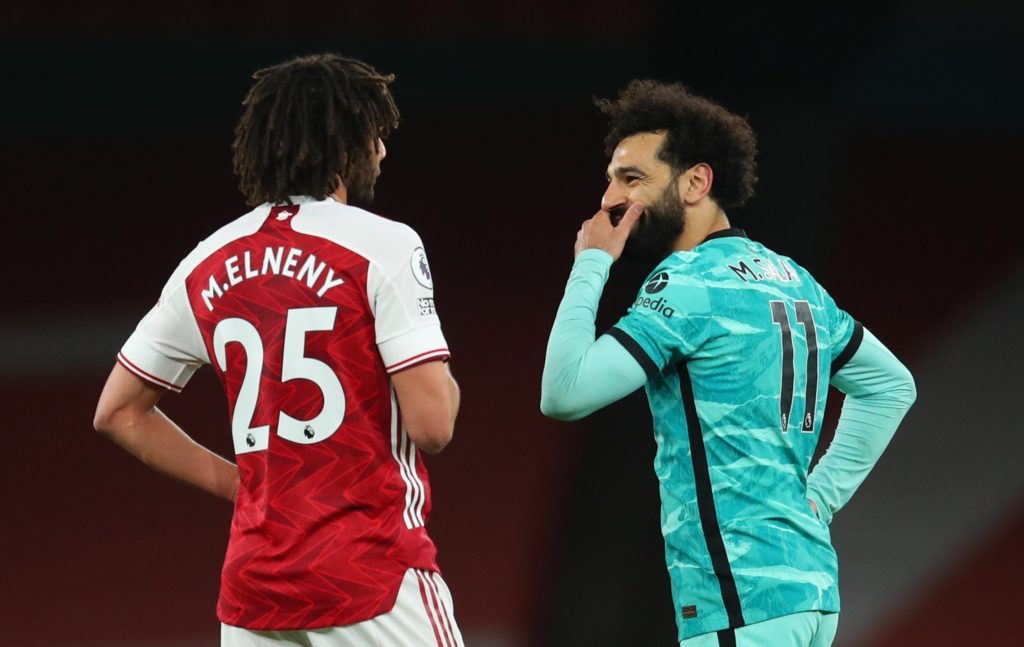 سبب أزمة محمد صلاح والنني (رويترز)