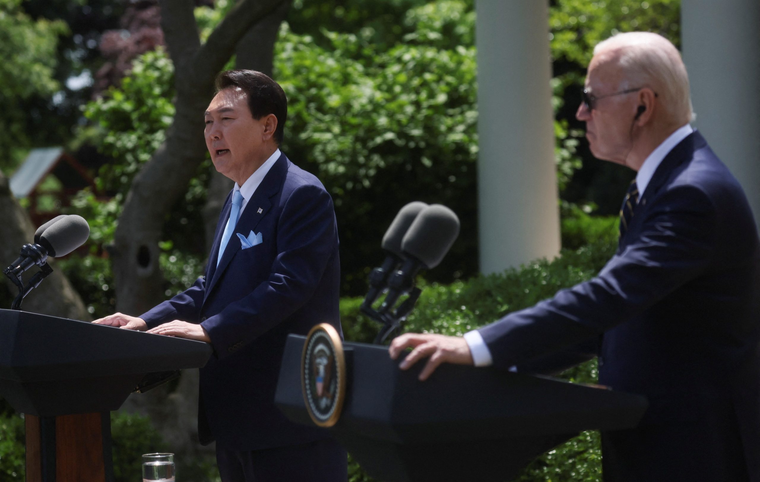 غواصة نووية أمريكية “لردع” كوريا الشمالية.. اتفاق جديد بين واشنطن وسول لتوثيق التعاون