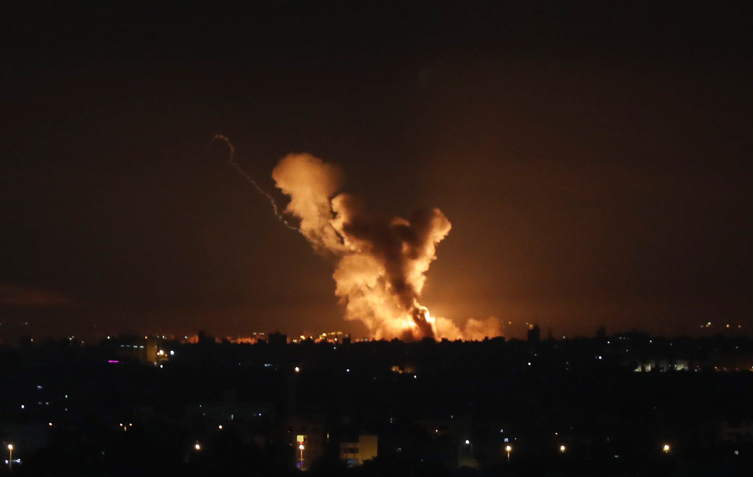 قصف غزة إسرائيل خضر عدنان