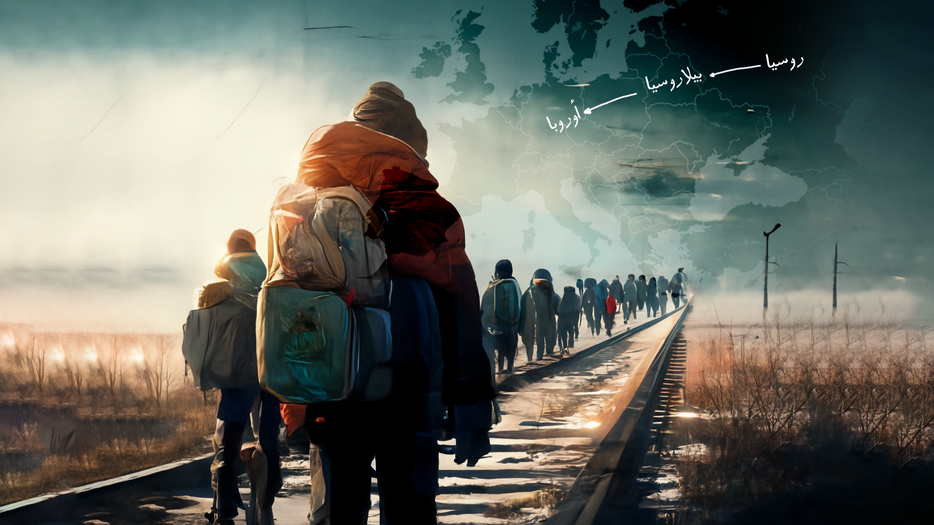 عرب يبحثون عن طريقة للهجرة للعبور إلى أوروبا